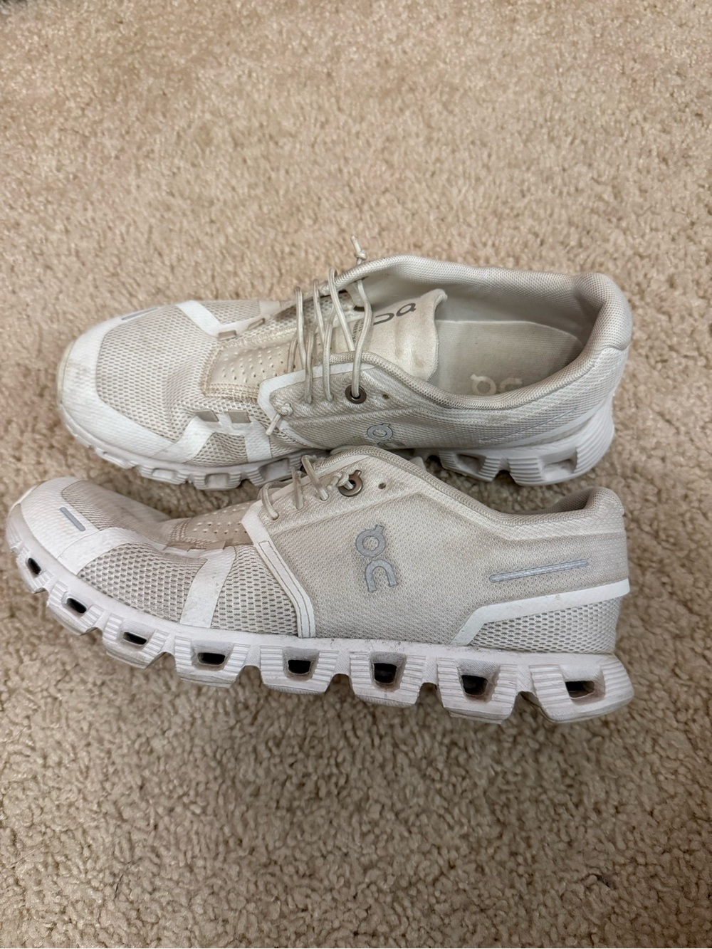 On' Cloud Sneakers in Off-White